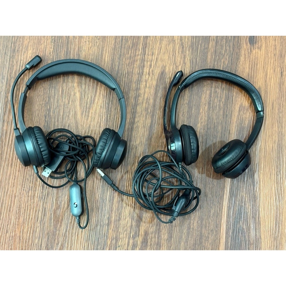 Logitech And Onn USB Headset with Microphone For PC Gaming Chat